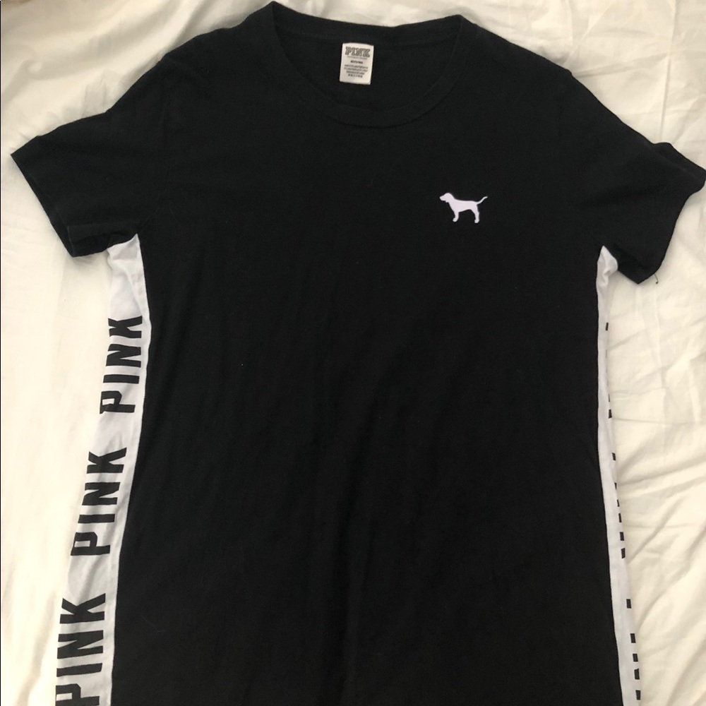 NWOT PINK by Victoria’s Secret Logo Tee